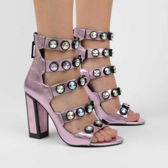 New Kat Maconie Light Pink Dora Sandals 6 37